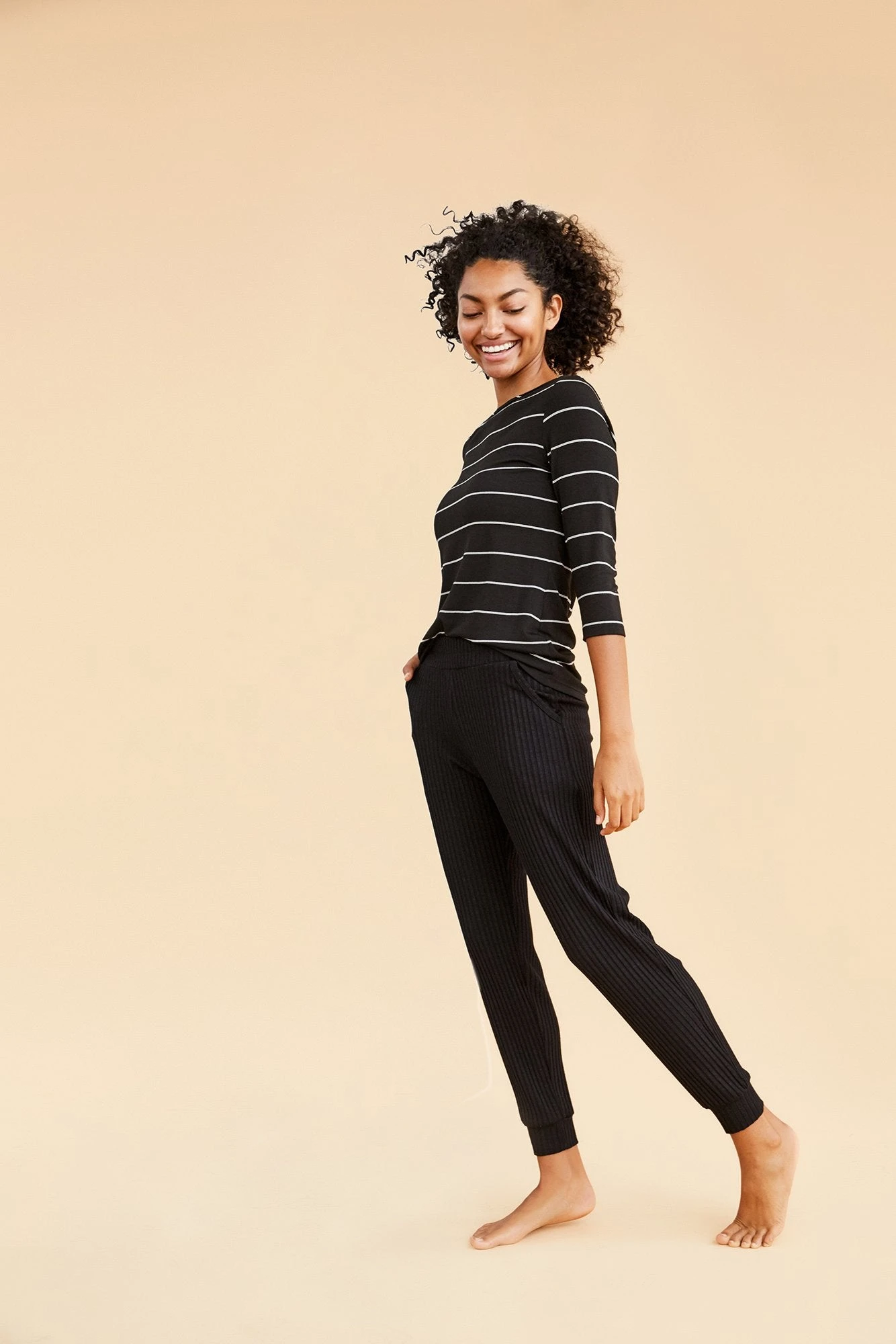 Skylar Ribbed Joggers - ReAmour 1 Skylar Ribbed Joggers - ReAmour