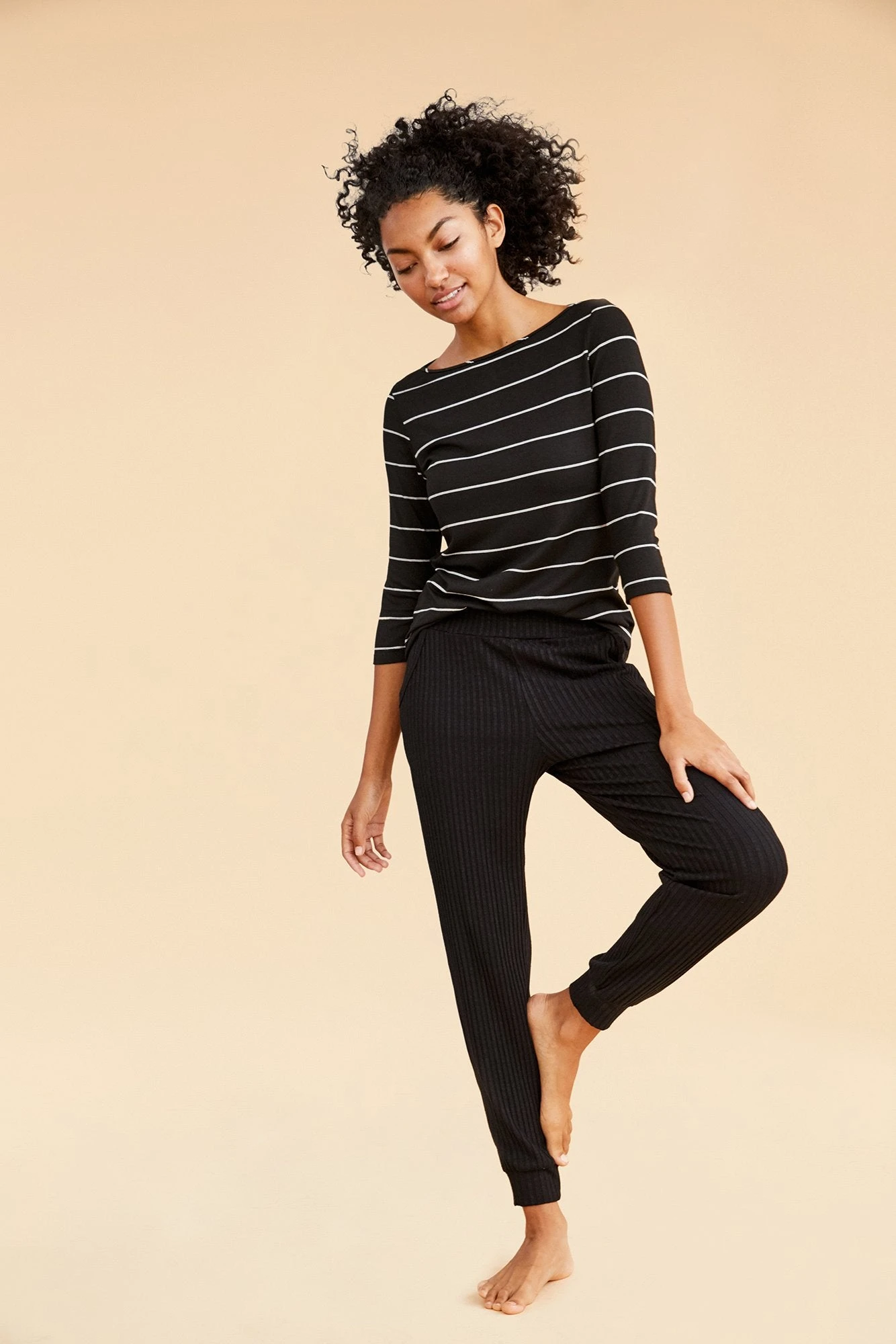 Skylar Ribbed Joggers - ReAmour 2 Skylar Ribbed Joggers - ReAmour - Image 2