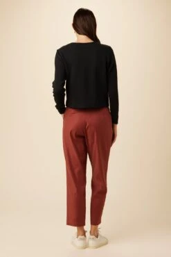 Mira Luxe Fleece Cardigan - Black -AGOLDE Style 0115 Mira Black 3