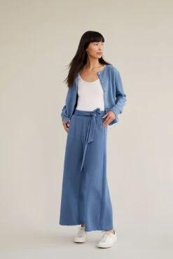 Coco Luxe Fleece Pants -AGOLDE Style 0117 Coco Luxe Tempest Blue 04970 web