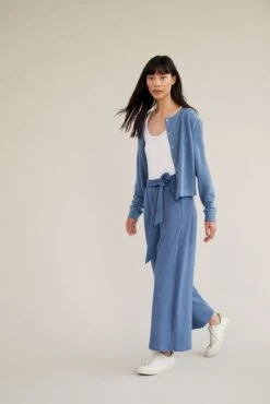 Coco Luxe Fleece Pants -AGOLDE Style 0117 Coco Luxe Tempest Blue 04984 web