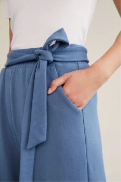 Coco Luxe Fleece Pants -AGOLDE Style 0117 Coco Luxe Tempest Blue 05036 web