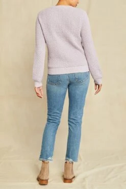 Nella Organic Cotton Sweater - Lavender -AGOLDE Style 0144 Nella Lavender 2594 web c4211795 4c6b 4bb4 aeea f8fcc4d654e3