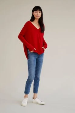 Normandy Sweater - Oatmeal - ReAmour -AGOLDE Style 0146 Normandy Crimson 05680 web a24685d6 f22b 42f6 8bd3 37ea00476206