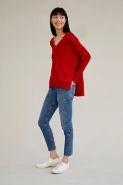 Normandy Sweater - Oatmeal - ReAmour -AGOLDE Style 0146 Normandy Crimson 05692 web 7e5bba86 60dc 44bd a290 371a80e03429
