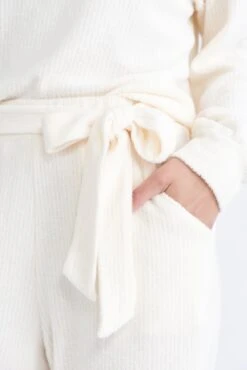 Coco Cloud Rib Pants - Winter White -AGOLDE Style 0177 Coco Sweater Rib Winter White 0108 web bbd453bc 7ff9 468a a8ac e51868970e44