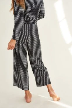 Lark Dream Knit Pajama Pants - Amsterdam Stripe -AGOLDE Style 0236 Lark PJ Bottom Amsterdam Stripe 0292 web b208331c ee95 4167 8136 ab9427f6d313
