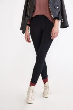 Magda Dream Rib Leggings -AGOLDE Style 0260 Magda Dream Rib Black 1784 web