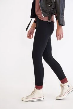 Magda Dream Rib Leggings -AGOLDE Style 0260 Magda Dream Rib Black 1808 web