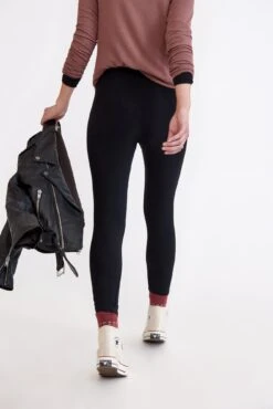 Magda Dream Rib Leggings -AGOLDE Style 0260 Magda Dream Rib Black 1858 web