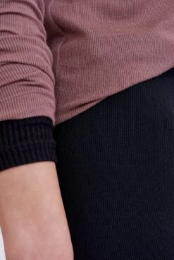 Magda Dream Rib Leggings -AGOLDE Style 0260 Magda Dream Rib Black 1871 web