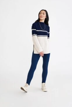 Magda Dream Rib Leggings -AGOLDE Style 0260 Magda Dream Rib Ocean 1323 web