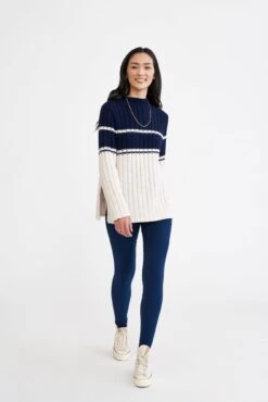 Magda Dream Rib Leggings -AGOLDE Style 0260 Magda Dream Rib Ocean 1324 web web