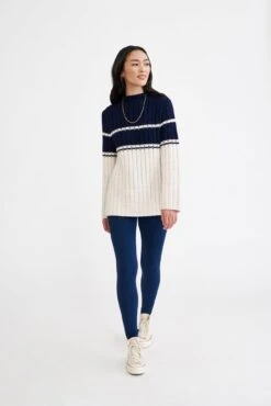 Magda Dream Rib Leggings -AGOLDE Style 0260 Magda Dream Rib Ocean 1325 web