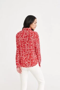 Bixby Washable Silk Blouse - Lille Floral -AGOLDE Style 0263 Bixby Lille Floral 0279 web 4966c5ac b60a 4d06 bc07 36b8fc442777