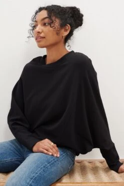 Dominique Reverie Terry Sweatshirt - Black
