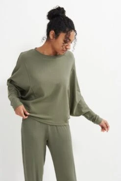 Dominique Reverie Terry Sweatshirt - Vetiver - ReAmour