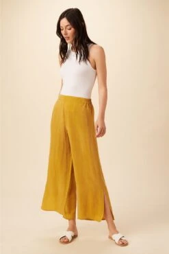 Sol Cottonseed Cupro Pant - Chai -AGOLDE Style 0353 Sol Chai 5