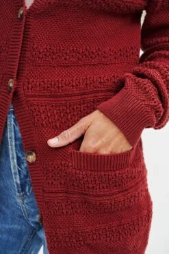 Esme Organic Cotton Cardigan - ReAmour -AGOLDE Style 0373 Esme Cardigan Sumac 0415 web 85748981 787e 4063 a525 4cebacab696f