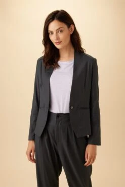 Meredith Femme Fête Blazer - Pewter