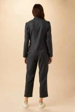 Meredith Femme Fête Blazer - Pewter -AGOLDE Style 03 7930 Meredith Pewter 3