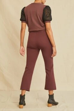 Beatrice Cropped Flare Pant -AGOLDE Style 0429 Beatrice Cropped Flare Mocha 3180 web