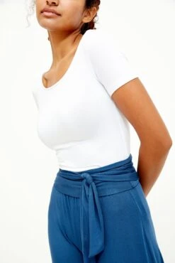 Gia Dream Knit Pants - Azure -AGOLDE Style 0439 Gia Azure 0384 web 6b480dec 39a7 4930 a387 0265abef5c59