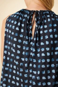 Floret Silken Modal Tank - Squared Up Black -AGOLDE Style 0503 Floret Squared Up Black 5