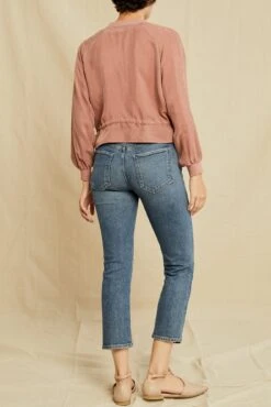 Roux Mixed Cupro Jacket - Quartz -AGOLDE Style 0515 Roux Jacket Quartz 4035 web aef04006 9efc 4780 b554 de11979d3eb6