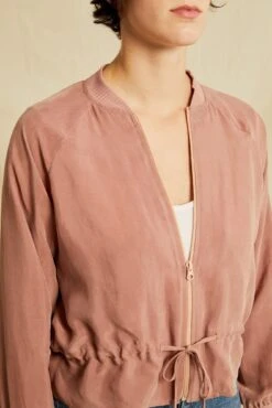 Roux Mixed Cupro Jacket - Quartz -AGOLDE Style 0515 Roux Jacket Quartz 4065 web 81317932 deac 4224 b0bd a70205812b34