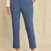 Graziella Ponte Twill Pants - Azure - ReAmour