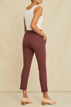Graziella Ponte Twill Pants - Mocha -AGOLDE Style 0548 Graziella Ponte Mocha 5391 15895dbd f165 429e a7b6 a1d781140cd6