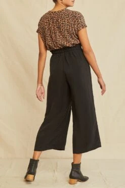 Gael Cottonseed Cupro Pants - Black -AGOLDE Style 0549 Gael Black 4076 web a36c6867 d644 453d 9543 7b79197aba60