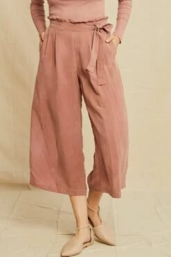 Gael Cottonseed Cupro Pants - Quartz