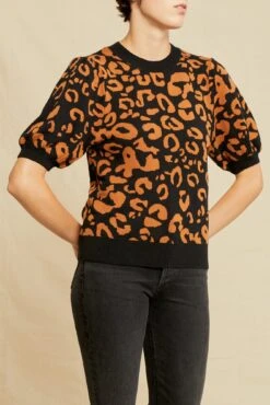 Genesis Sweater - Black And Rust