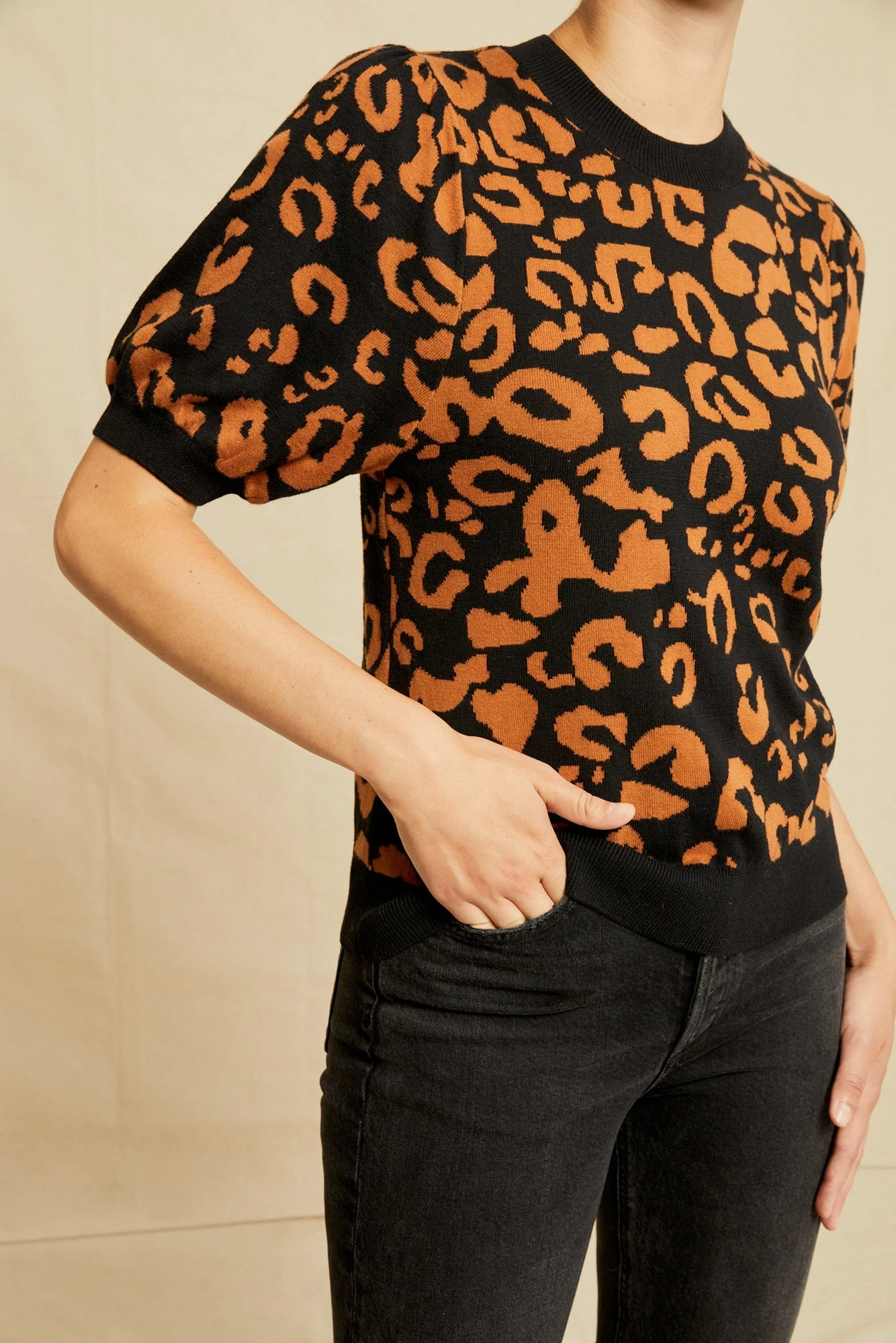 Genesis Sweater - Black And Rust 2 Genesis Sweater - Black And Rust - Image 2