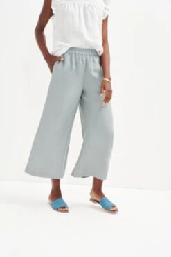 Salice Linen Pants - ReAmour -AGOLDE Style 0558 Salice Linen Eucalyptus 1283 web aa735d50 d87b 4f69 b17a ae19a26e17f6