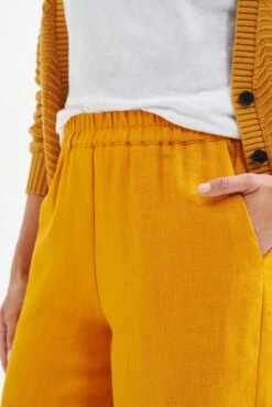 Salice Linen Pants - ReAmour -AGOLDE Style 0558 Salice Linen Sunflower 1916 web 3587dc25 4ca2 46ea 8e3f c74ae395e245