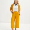 Salice Linen Pants - Sunflower