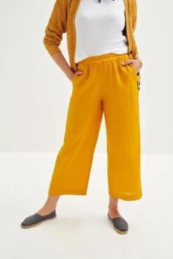 Salice Linen Pants - ReAmour -AGOLDE Style 0558 Salice Linen Sunflower 1973 web 1b8f073a b68b 433e 91f3 aa6beb59443d