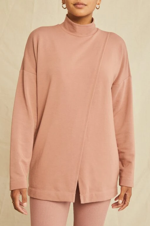 Alba Luxe Fleece Turtleneck - Quartz -AGOLDE Style 0596 Alba Quartz 3997 web 9e40a3e6 636d 4c40 858e 3f29ede2982b