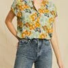 Renata Ecovero Blouse - Veranda Floral