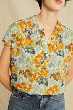 Renata Ecovero Blouse -AGOLDE Style 0607 Renata Ecovera Veranda Floral 2638 web