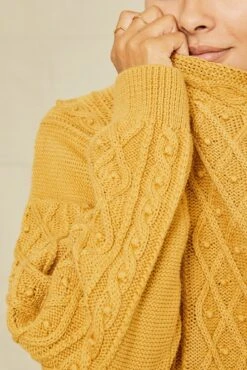 Demiah Organic Cotton Sweater - Gold - ReAmour -AGOLDE Style 0652 Demiah Gold 15210 web 6ec0d933 330d 4272 874a 31153858166e