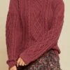 Demiah Organic Cotton Sweater - Zinfandel - ReAmour
