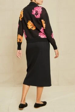 Bloom Organic Cotton Sweater - Floral Jacquard - ReAmour -AGOLDE Style 0667 Bloom Bold Floral Jacquard 15044 web 81c0efc3 6af2 42c7 83fa a6ea92d65baa