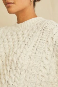 Hope Wool Sweaters - Ivory - ReAmour -AGOLDE Style 0674 Hope Ivory 4284 web 8252b9f4 6639 4bfb ac61 8f1a6ed4a126