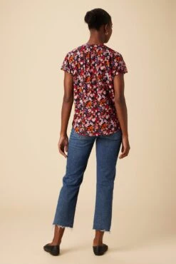Renata Ecovero Blouse - Villa Floral -AGOLDE Style 06 607 Renata Ecovera Viscose Villa Floral 3