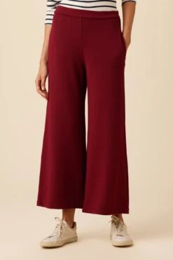 Eugenia Luxe Fleece Pant - Mulberry