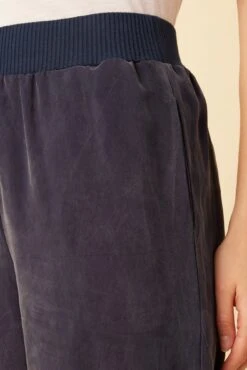 Salice Mixed Cupro Pants - Ocean -AGOLDE Style 0721 Salice Pant Mixed Media Ocean 5